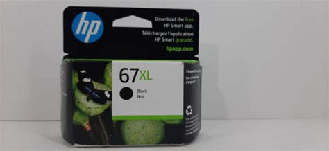 New Genuine Hp 67 Xl High Yield Black Ink Cartridge 3ym57an Exp 072025 Ebay