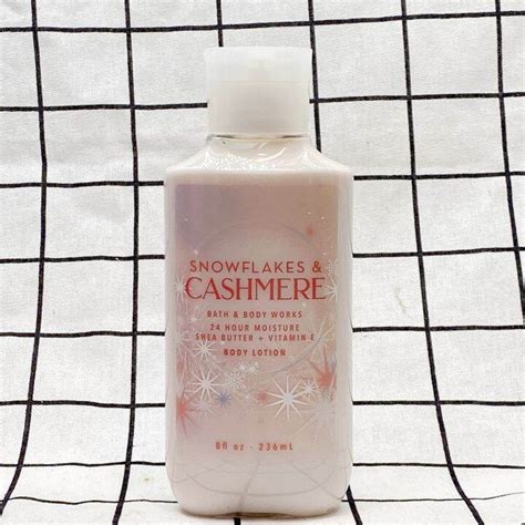 Genuine BBW Snowflake Cashmere Fragrance Moisturizing Body Lotion ML American Bath Body Works