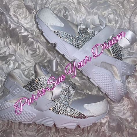 Custom Swarovski Nike Huaraches Rhinestone Nike Huaraches - Etsy