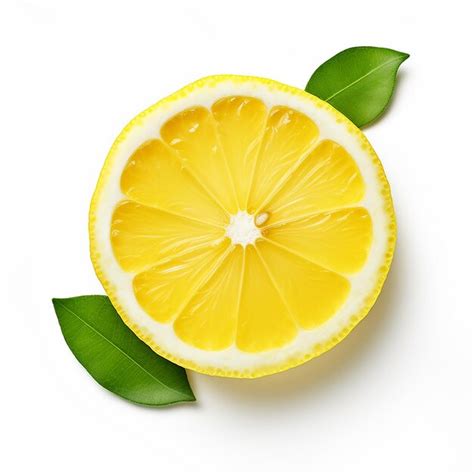 Premium Photo | Lemon with leaves