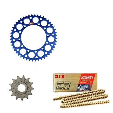 Kit Trasmissione Catena Did O Ring Corona Renthal Pignone Per Ktm Exc