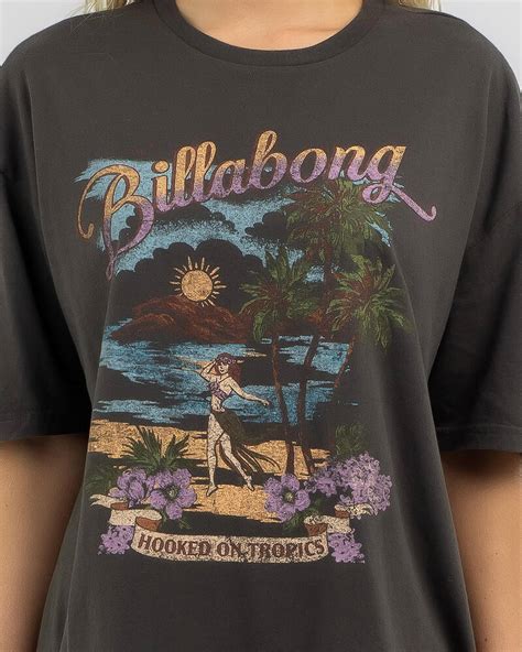 Shop Billabong Seeking Sunshine T Shirt In Off Black Fast Shipping