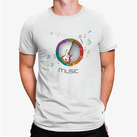 Camiseta Notas Musicales