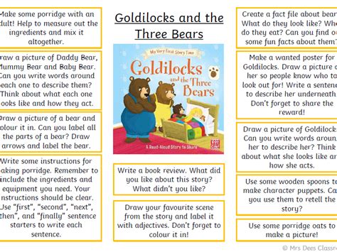 Goldilocks And The Three Bears Plot
