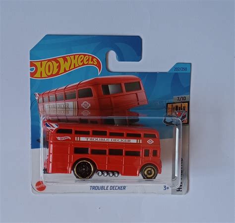Collectible Hot Wheels Trouble Decker 1 64 Scale Beautiful Etsy