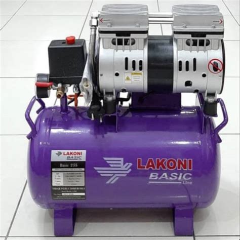 Lakoni Basic 25S Kompresor Oilless 3 4HP Compressor Oilless 3 4 HP