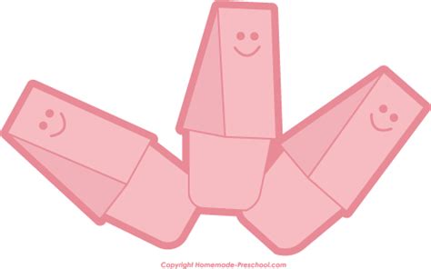 Pink Eraser Clip Art