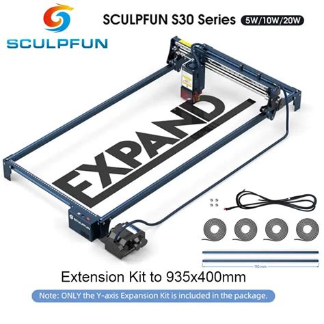 Kit De Expans O Da Rea Do Gravador A Laser Sculpfun Kit De Extens O Do