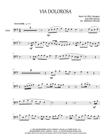 Via Dolorosa Arr Kathleen Henson By Sandi Patty Sheet Music For