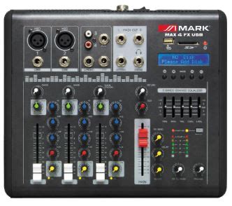Микшерный пульт MARK MAX 4 FX USB BT: продажа, цена в Астане ...