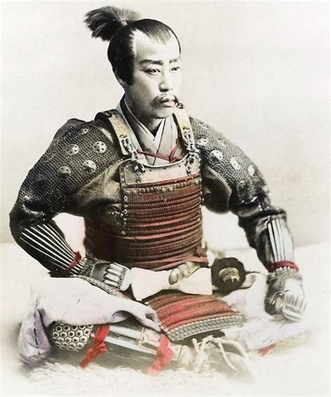 Samurai Hand Colored Photograph Circa S Or S Japan