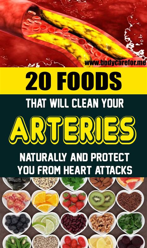 20 Foods That Will Clean Your Arteries Naturally And Protect You From