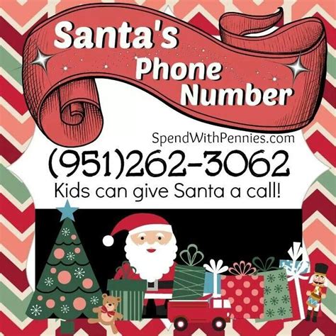 Santas Number Santa Phone Christmas Magic Kids