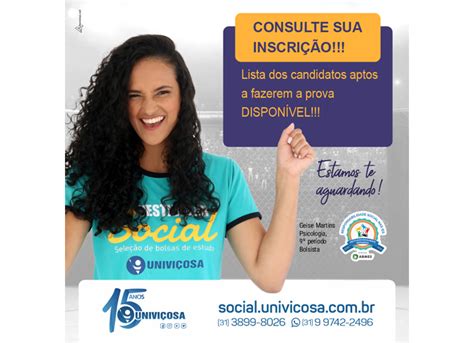 Confira A Lista Dos Selecionados Para A Prova Do Vestibular Social