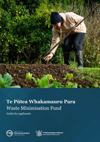 Waste Minimisation Fund Guide For Applicants Ministry For The