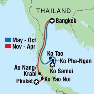 An Absolute Travel Guide To Thailand Beaches Map