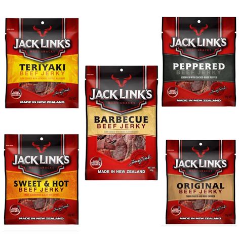 Jack Link S Original Teriyaki Barbecue Peppered Sweet Hot Beef Jerky G IG