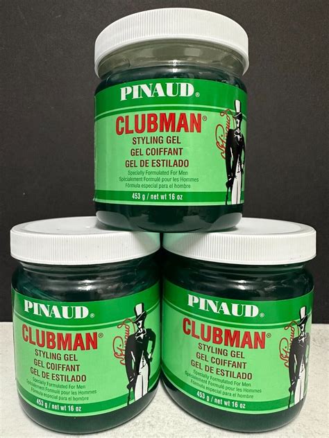 Pinaud Clubman Styling Gel 3 Pack 16 Oz Each EBay