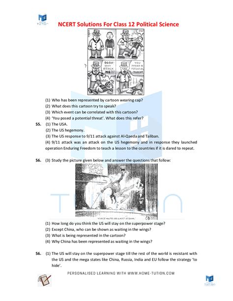 Ncert Solutions For Class 12 Political Science Chapter 3 Us Hegemony In