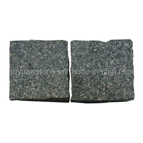 Flamed Green Porphyry Granite Paving Stone For Outdoor Floor Granite