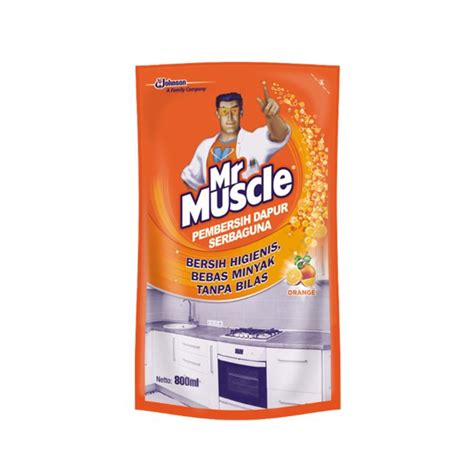 Jual Mr Muscle Kitchen Pembersih Dapur Serbaguna Orange 720 Ml Pouch