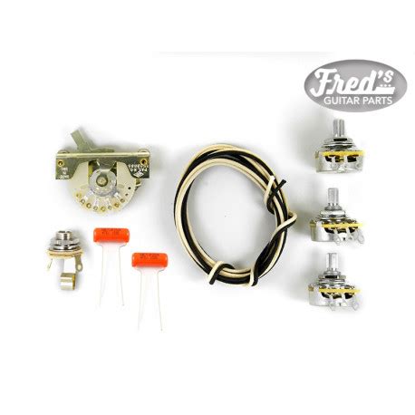 All Parts Wiring Kit For Strat Cts Pots Crl Switch Switchcraft