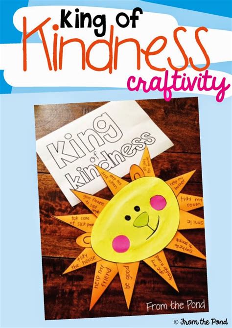 Kindness Day Craft Freebie From The Pond