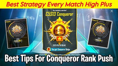 🇮🇳 Day 6 How To Get High Plus Best Tips Solo Conqueror Rank Push Youtube