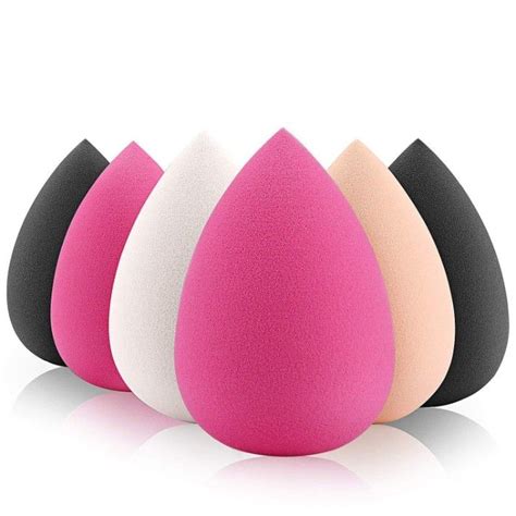 Buy Ay Makeup Sponge Beauty Blender Puff Set Of 6 Colour May Vary Online At