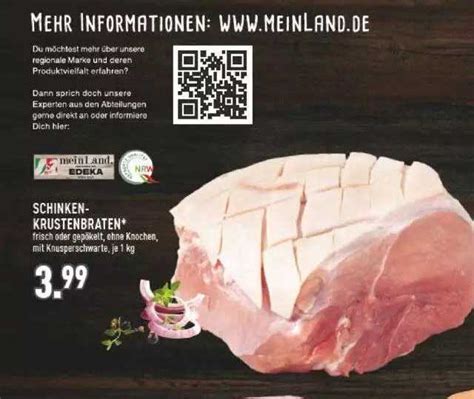 Meinland Edeka Schinken Krustenbraten Angebot Bei Marktkauf Prospekte De