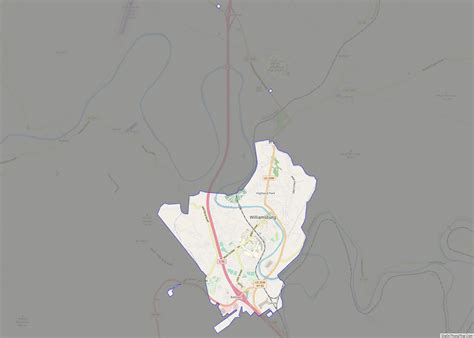 Map Of Williamsburg City Kentucky