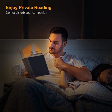 Gritin Mini Portable Reading Light Rechargeable Book Light For Readin