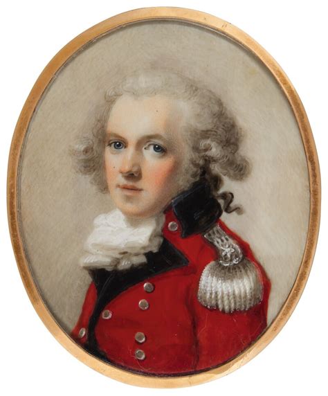 Joseph Daniel Portrait Of An Officer Probably Of The 50th West Kent