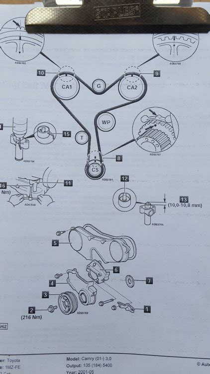 Timing Belt Replacement Toyota Alphard V Toyota Alphard