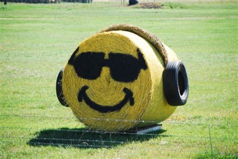 Hay Bale Art Ideas