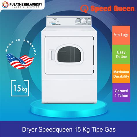 Jual Dryer Speedqueen 15 Kg Tipe Gas Mesin Pengering Laundry Tipe Gas