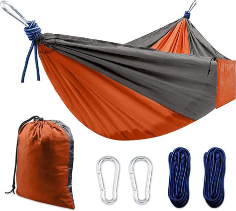 Camping Hammock Double Single Portable Hammocks With Tree Straps