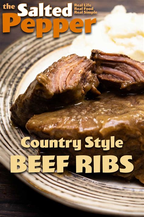 Country Style Beef Ribs Pressure Cooker Recipe The Salted Pepper