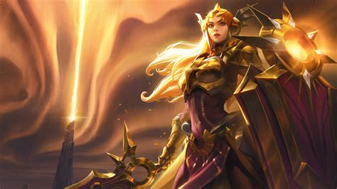 Leona Lol Wild Rift Splash Art K Hd Hd Wallpaper Rare Gallery