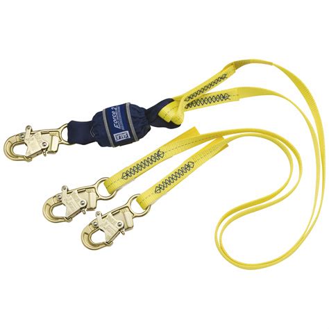 M Dbi Sala Shock Pack Steel Snap Hook Shock Absorbing Lanyard