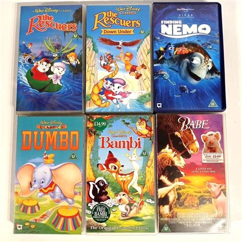 DISNEY VHS TAPE Bundle X Babe Walt Disney Classics Excellent Condition PAL PicClick UK