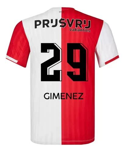 Jersey Local Feyenoord Playera Santiago Giménez 29 2023 2024 Envío gratis