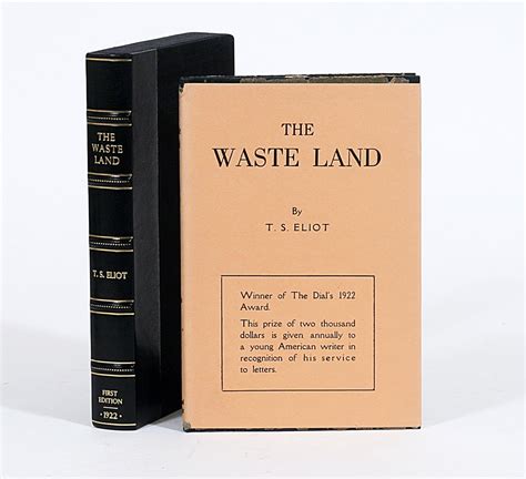 The Waste Land T S Eliot 1st Edition