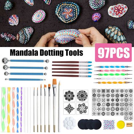 Ensemble D Outils De Pointage Mandala Kit De Peinture Rupestre Stylo D