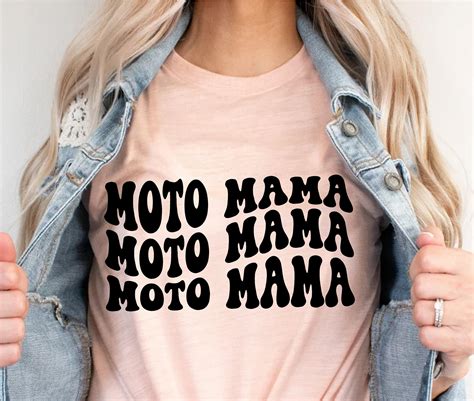 Moto Mama Svg T For Mom Svg Moto Shirt Svg Motocross Etsy