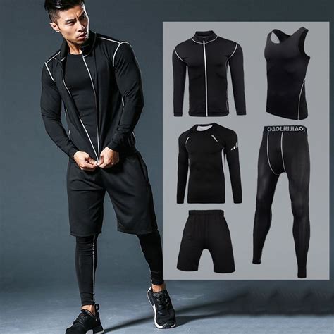 Gym Wear Men Gym Outfit Men Compression Sportswear Mens Sportswear