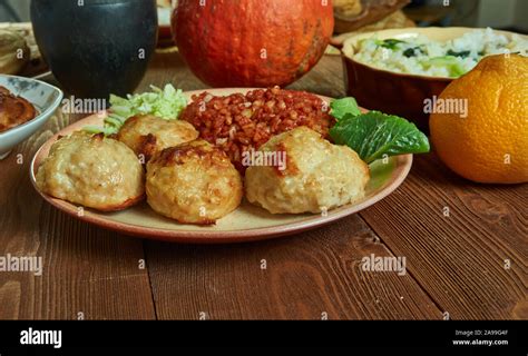 Burkinabe Spiced Lamb Balls Burkina Faso Cuisine Traditional Assorted