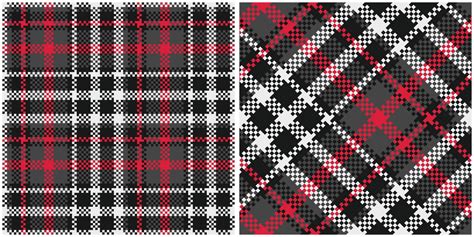 Plaids Pattern Seamless Scottish Plaid Template For Design Ornament