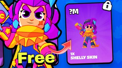 Free Squad Buster Shelly Skin In Brawl Stars Youtube