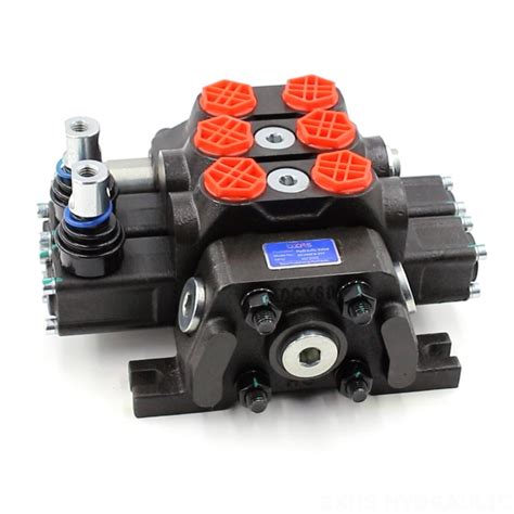 DCV60 Manual 2 Spool Sectional Directional Valve Boxinhuasheng Hydraulic